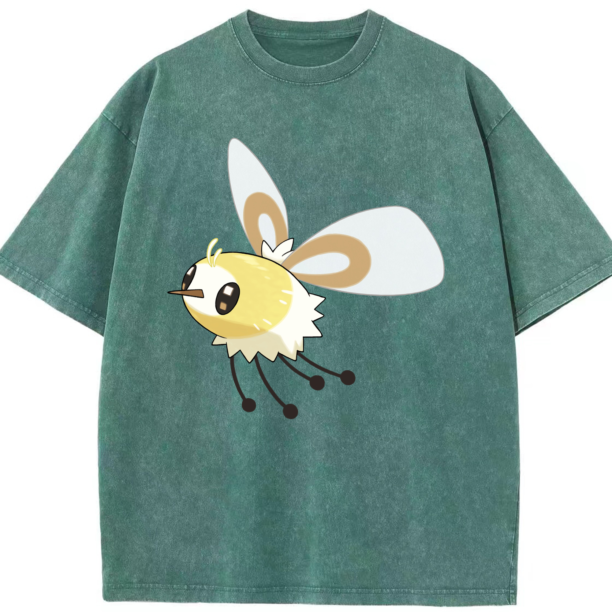 （画像用） ポケットモンスター Pokémon 綿100% ヴィンテージ風 半袖Tシャツ（フロントプリント）
